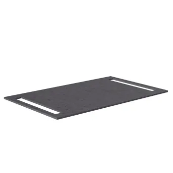 Darba virsma Kame Universal HPL ar 2 dvieļu turētājiem 80cm, Black moon WP-2/6-3/H11