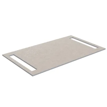 Darba virsma Kame Universal HPL ar 2 dvieļu turētājiem 80cm, Sand stone WP-2/6-3/H15