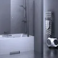 Stikla Serviss Vannas sieniņa ESTETICO Plus 800mm