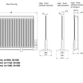 ELPE Eļļas sienas radiators ELPE L 080 KET