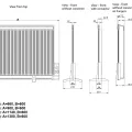 ELPE Eļļas sienas radiators ELPE 070 KET