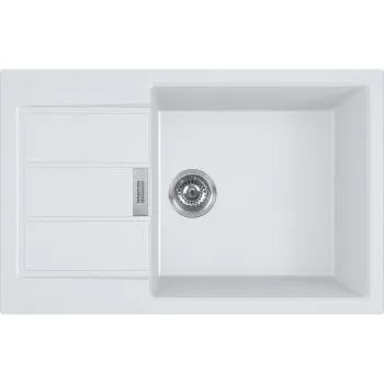 FRANKE Tectonite Virtuves izlietne SIRIUS 78x50 cm, S2D 611-78XL, Arktis weiss FRANKE Tectonite Virtuves izlietne SIRIUS 78x50 cm, S2D 611-78XL, Arktis weiss