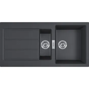 FRANKE Tectonite Virtuves izlietne SIRIUS 100x50 cm, S2D 651 carbon FRANKE Tectonite Virtuves izlietne SIRIUS 100x50 cm, S2D 651 carbon