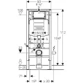 Geberit Montāžas rāmis WC podam Duofix Sigma, 111.300.00.5