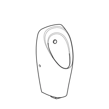 Geberit Tamina pisuārs ar integrētu sensora bloku 230V, 116.142. Geberit Tamina pisuārs ar integrētu sensora bloku 230V, 116.142.