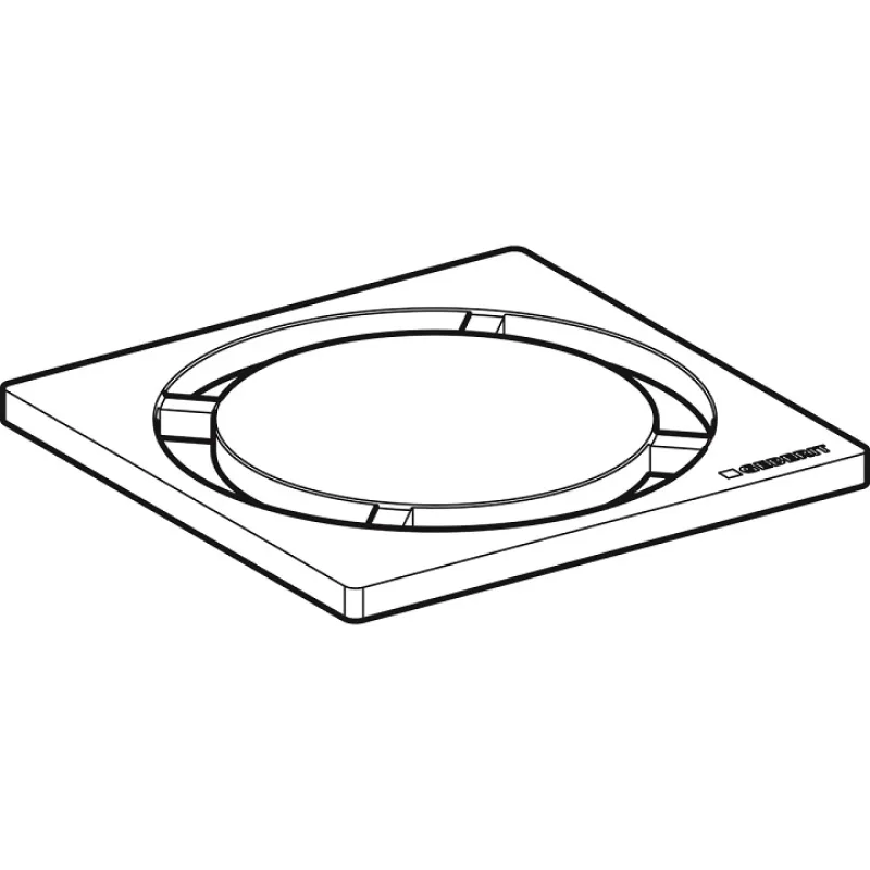 Geberit trapa dizaina nosegreste Circle, 154.311.00.1