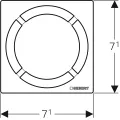 Geberit trapa dizaina nosegreste Circle, 154.311.00.1