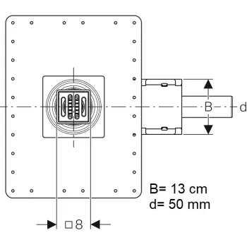 Geberit traps D50, 154.050.00.1