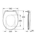 Komplekts Grohe Bau WC+rāmis Rapid SL+poga Nova Cosmo