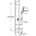 Grohe SmartActive 130 Cube dušas komplekts, 26586000