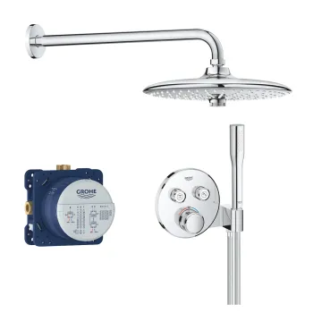 Dušas sistēma Grohe Grohtherm SmartControl Iebūvējams Perfect Hromēta 34744000