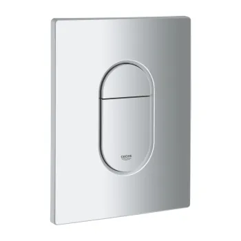 Taustiņš montāžas rāmim Grohe Arena Cosmo duo, 156x197 mm, vertikāls, matēts hroms Taustiņš montāžas rāmim Grohe Arena Cosmo duo, 156x197 mm, vertikāls, matēts hroms