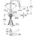 GROHE Minta Virtuves izlietnes jaucējkrāns 32321AL2