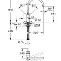 GROHE Minta Virtuves izlietnes jaucējkrāns 32917AL0
