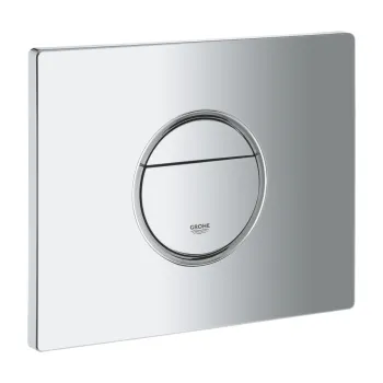 Taustiņš montāžas rāmim Grohe Nova Cosmo duo, 156x197 mm, horizontāls/vertikāls, hroms Taustiņš montāžas rāmim Grohe Nova Cosmo duo, 156x197 mm, horizontāls/vertikāls, hroms