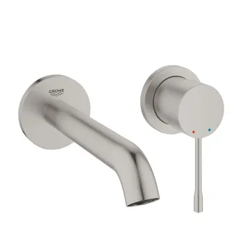 Vannas istabas izlietnes maisītājs Grohe Essence iebūvējams 2 izvadi, supersteel  19408DC1