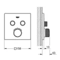 Grohe Grohtherm Dušas jaucējkrāna dekoratīvā daĮa, 29124000