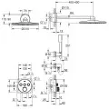 GROHE SmartControl Iebūvējamā dušas sistēma, 34705000
