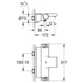Grohe GROHTHERM 2000 New Vannas/dušas termostats, 34464001
