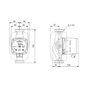 Grundfos Cirkulācijas sūknis Alpha 2 25-50 130, 99411146