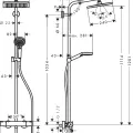Hansgrohe Crometta E 240 dušas komplekts 27271000