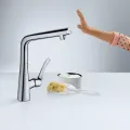 Hansgrohe Metris Select Virtuves jaucējkrāns 320, 14883800
