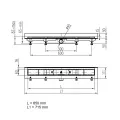 HACO Dušas noteces traps PLZS 650 SM 650mm