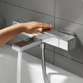 Hansgrohe Ecostat E Vannas/dušas termostats, hroms 15774000