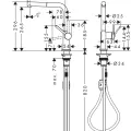 Hansgrohe Talis M54 Virtuves jaucējkrāns, 72808800 Hansgrohe Talis M54 Virtuves jaucējkrāns, 72808800
