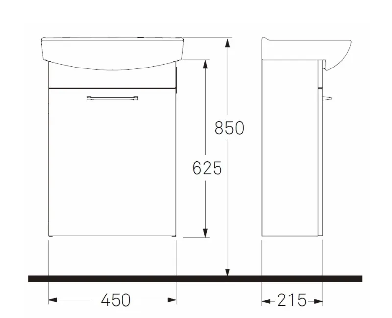 IFO Inspira Skapītis ar izlietni 50cm, 42332
