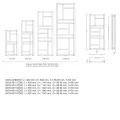 Instal Projekt Dvieļu žāvētājs Mondrian 600x1740mm, balts