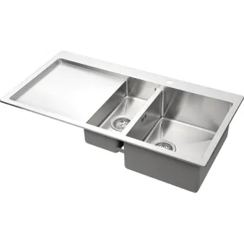 Aquasanita Virtuves izlietne LUNA 100x50cm, LUN151M-R Aquasanita Virtuves izlietne LUNA 100x50cm, LUN151M-R