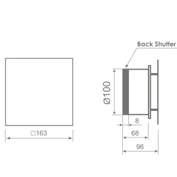 MMotors JSC Sadzīves ventilators MMP D100, bēša mozaīka