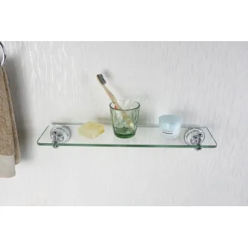 Art Platino NIKOLAS Plaukts 50 cm, hroms/stikls NIK-57083