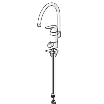 ORAS VEGA Virtuves jaucējkrāns ar ventili 1839FG