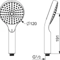 ORAS Rokas duša Hydractiva Digital Bluetooth, 242405