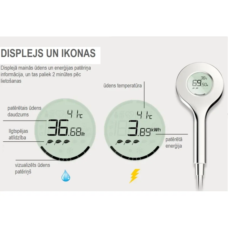 ORAS Rokas duša Hydractiva Digital Bluetooth, 242405