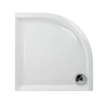 Dušas paliktnis Paa CLASSIC RO80 Akmens masas 80x80cm R550 ar paneli Balts