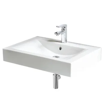 Izlietne PAA LONG STEP Akmens masas 700x490mm, Balta Izlietne PAA LONG STEP Akmens masas 700x490mm, Balta