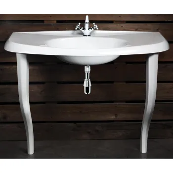 Izlietne PAA VICTORIA Akmens masas 1200x530mm, ar kājām Balta Izlietne PAA VICTORIA Akmens masas 1200x530mm, ar kājām Balta