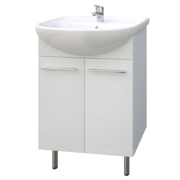 RB QUADRO Vannas istabas skapītis ar izlietni 60cm QA60-3/P RB QUADRO Vannas istabas skapītis ar izlietni 60cm QA60-3/P