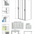 Radaway Dušas stūris taisnstūra EVO DW+S 100x90 cm
