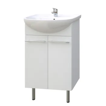 Raguvos baldai QUADRO Vannas istabas skapītis ar izlietni 50cm QA50-3/P