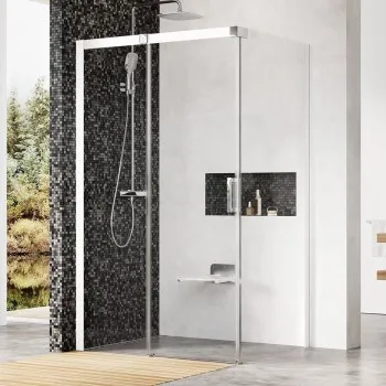 RAVAK Dušas kabīne MATRIX MSDPS 100x100cm L, balts