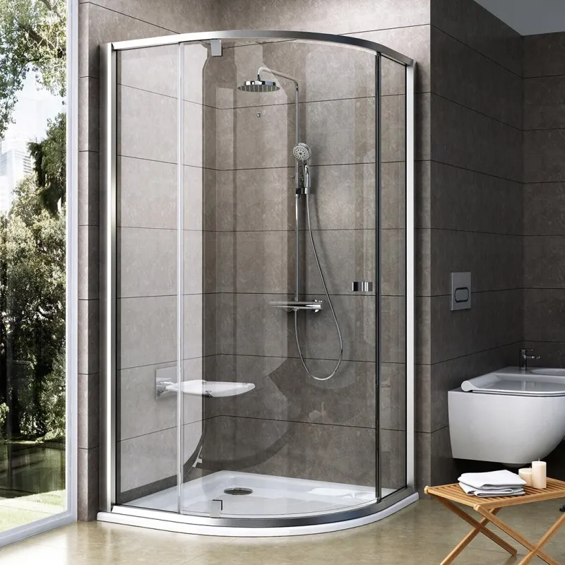 RAVAK PIVOT Pusapaļā dušas kabīne PSKK3 100x100cm, satīns/satīns RAVAK PIVOT Pusapaļā dušas kabīne PSKK3 100x100cm, satīns/satīns