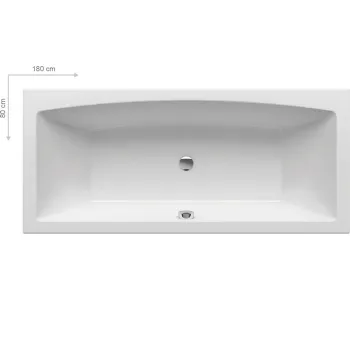 RAVAK Vanna FORMY 02 180x80 Akrila, Balta