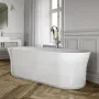 Vanna Ravak YPSILON 1800x800mm Akrila Balta / Hromēta izplūde