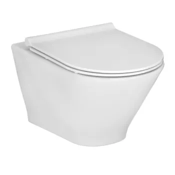 Roca Gap Rimless Piekaramais WC pods ar SC vāku, 734H0N8000