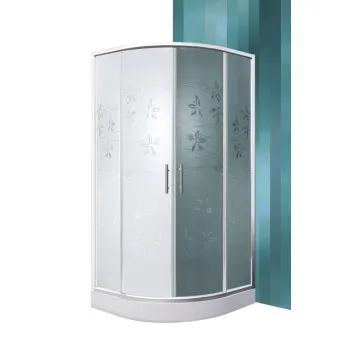 Roth Pusapaļa dušas kabīne FLOWER NEO 800x800mm