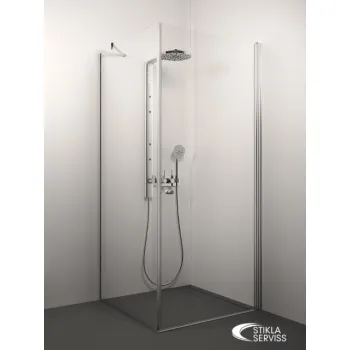 Stikla Serviss Dušas stūris kvadrātveida FASCINO 70x70cm